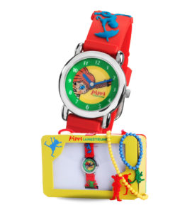 Pippi Langstrumpf -Armbanduhr- Geschenkset